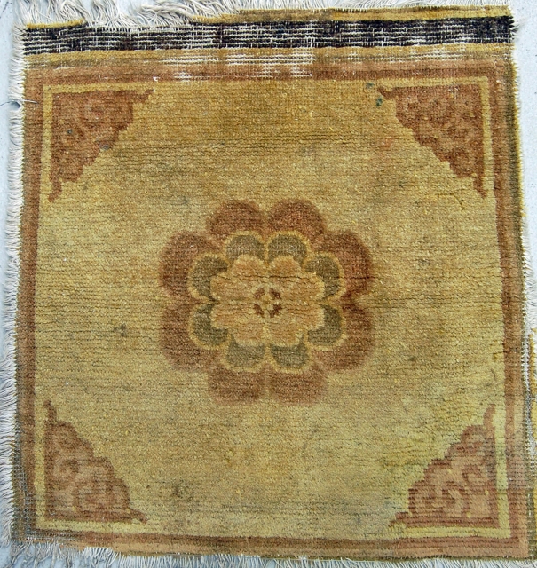 Early Chinese seating mat                             
