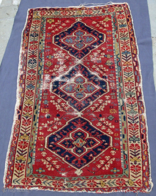 S.W. Anatolian( could be an Oversize Yastik), 48" X 29"[122 X 74cm]                     