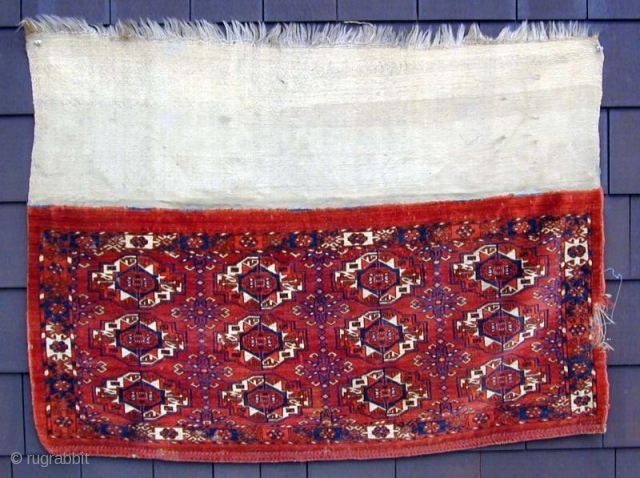 Tekke 12 Gul Torba with Back,19th.Century.Click on Main Image to View Photo of Back.                   