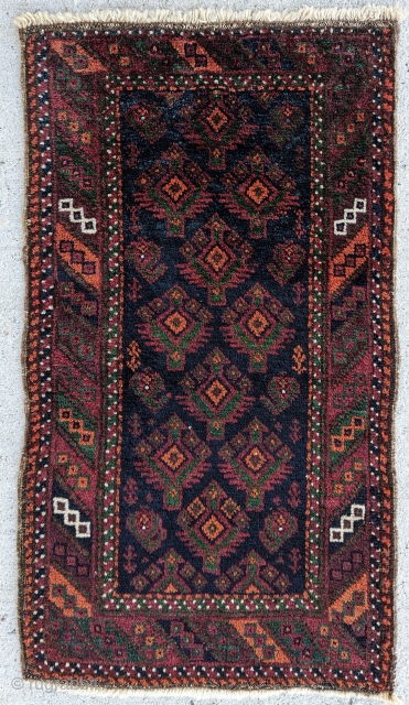 Wishing you all a Happy New Year!

A Dynamic Antique Sistan Baluch Balist from W.Afghanistan, late 19th century, a wonderful range of natural dyes with lustrous wool, silk highlight, in excellent condition size,  ...