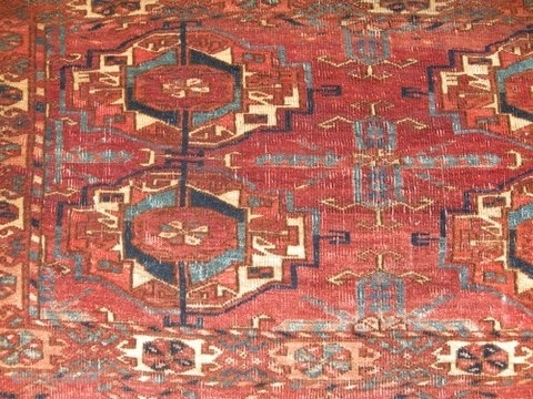 Early Tekke Torba, great colors.
                            