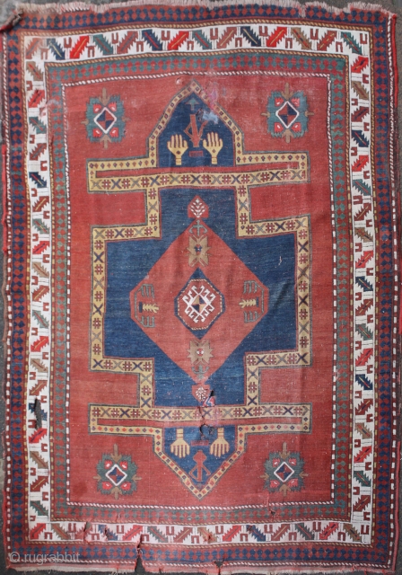 Antique Kazak Rug


Category: 	Antique
Origin: 	Caucasian 
City/Village: 	Kazak
Size cm: 	205 x 250
Size ft: 	6'10'' x 8'4''
Code No: 	R4412
Availability: 	In Stock


Kazak Rug: This rug is over Hundred years old and some minor damage  