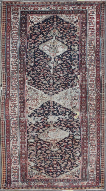 Antique Persian Carpet

Category: 	Antique
Origin: 	Persian
City/Village: 	Malayer
Size cm: 	171 x 416
Size ft: 	5'8'' x 13'10''
Code No: 	R5177
Availability: 	In Stock
Price: 	On Request


This rug is over hundred years old and some minor damage   