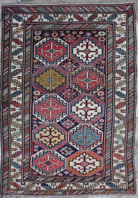 Shirvan Rug


Category: 	Antique
Origin: 	Caucasian
City/Village: 	Shirvan
Size cm: 	172 x 108
Size ft: 	5'8'' x 3'7''
Code No: 	R1145
Availability: 	In Stock

This rug is over hundred years old and very good condition.      