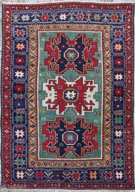 Antique Caucasian Kazak Rug
Category:Antique
Origin:Caucasian 	
City/Village:Kazakistan
Size cm:133 x 102
Size ft:4'5'' x 3'4''
Code No:R2422
Availability:In Stock
Price:On Request






This rug is over hundred year’s old and very good condition.         