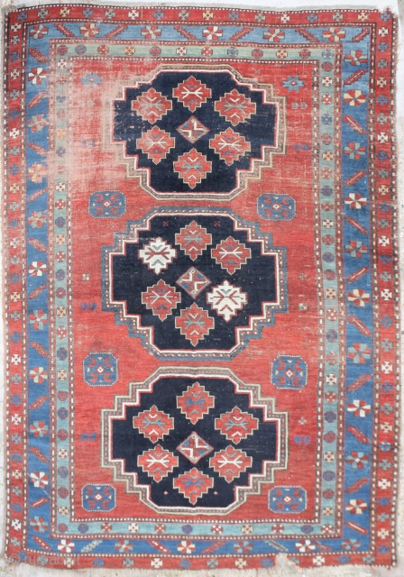 Kazak Rug


Category: 	Antique
Origin: 	Caucasian 
City/Village: 	Kuba
Size cm: 	173 x 235
Size ft: 	5'9'' x 7'10''
Code No: 	R4873
Availability: 	Sold



This rug is over hundred years old and some minor damage      