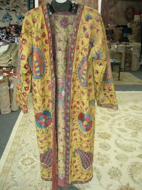 Suzani Coat Buckara Silk.                             