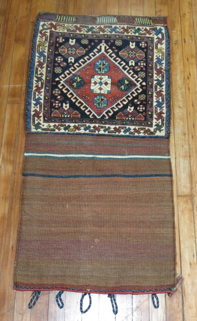 Antique Gashgai or Shiraz bagface.  Excellent condition.  2'x4'

                       