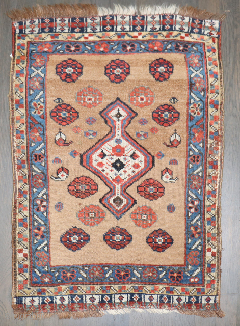 Antique Khamseh camelhair 1'10''x2'6''                             