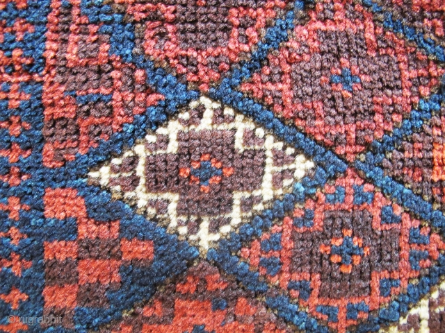 Antique Baluch bag face wonderful colours and very good condition all orginal Circa 1880 or 1890                 