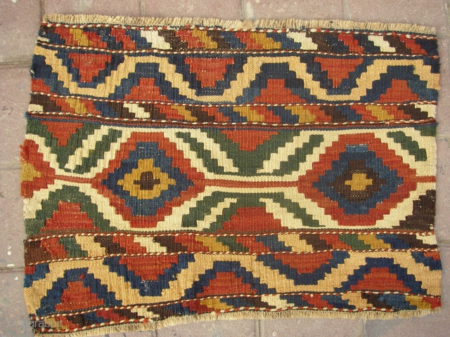 Antique  Caucasian Borchalo Kilim  Cradle  panel                        