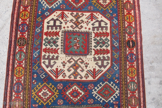 Caucasian Chayly Kasak wonderful colours and very good condition all orginal size: 3,30 x 1,27 cm Circa 1880               