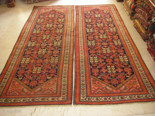 Persian Ferhan runner pair wonderful colours and excellent condition all ower design size:3,00 X 1,00 cm                 