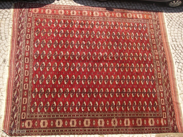 Antique  Turkoman silk weave  wonderful colours and very nice condition all orginal   Circa 1900               