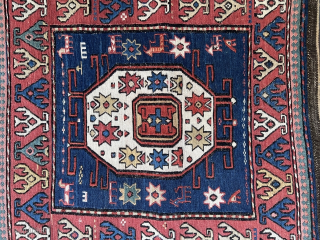 Old Shahsaven bagface nice colors and excellent condition all original circa 1880-1890 AVAILABLE if need any more information please contact DM - E-mail  sahcarpets@gmail.com  or WhatsApp +905358635050 
Thank you very  ...