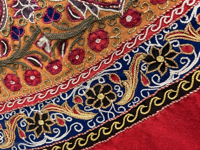 Antique Persian RASHT 4’11”x4’11” feet ( 1,50x1,50 cm ) circular nice colors Old Decorative wiss rug 8’9”x12’5” feet ( 2,65x3,80 cm ) nice colors and nice conditions all original AVAILABLE if need  ...