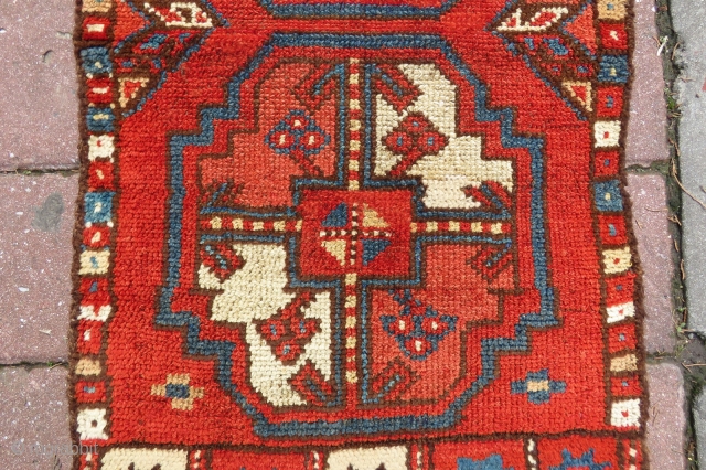 Antique Kyrgyz pillow elephant pillar rose wonderful colors and excellent condition all original wild  size 82x46 cm circa 1880             