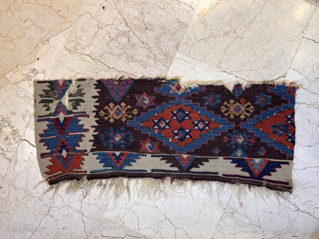 Antique Adana kilim fragment very nice colors all original AVAILABLE if need any more information please contact DM - E-mail  sahcarpets@gmail.com  
Thank you very much #ottomanneo 
 #kubarugs
#mutedcolor 
#antiqueruglove
#antiquerugshop
#antiquecarpet
#antiquecarpets
#silkrug #vintagerug  ...