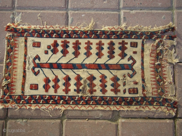 Antique Turkoman Tente Band Fragment size:49 X 24 cm  Circa 1850                     