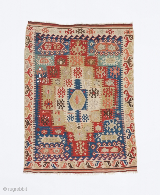 Anatolian kilim, Late 19th century,Size: 173 x 133 cm. (68 x 52 inch).                    