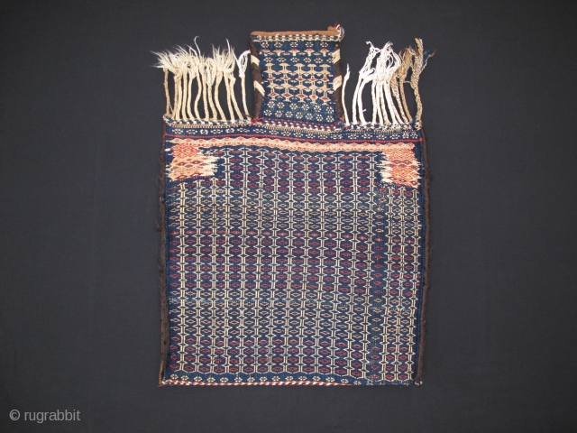 Afshar Namakdan (Salt-bag), Excellent condition, Not restored, All natural colors, Size: 72 x 52 cm. 28.3" x 20.5".               