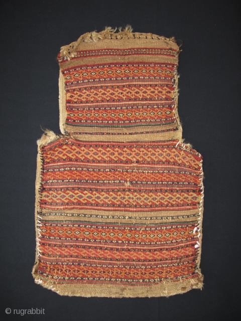 Namakdan (Salt-bag) Ghochan, Late 19th century, All natural colors, Not restored, Size: 58 x 36 cm. 22.8" x 14.2".              