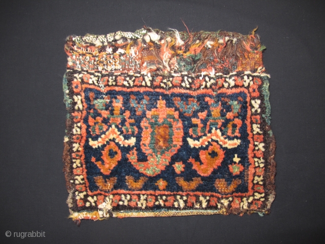 Luri Chanteh, Late 19th century, Original condition, Not restored, Great colors, Size: 28 x 25 cm. 11" x 10" inch.             