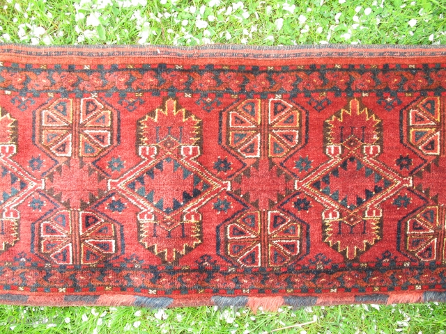 Turkmen Ersari Torba, Circa 1900, Great colors, Size: 155 x 49 cm. 61" x 19.3".                  