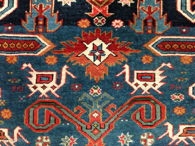 Small Perepedil Prayer-Rug, Circa 1900, Original condition, Not restored, Very fine knotted, Size: 135 x 87 cm. 53" x 34" inch.            