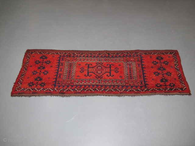 Ersari trapping, late 19th century, Good condition, Not restored, Size: 170 x 60 cm. 67" x 27.5" inch.               