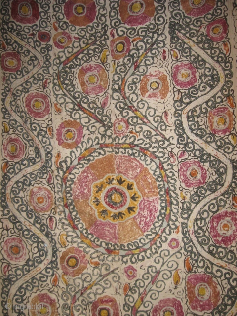 19TH C.SUZANI

6.7 X 5.2 FT                            