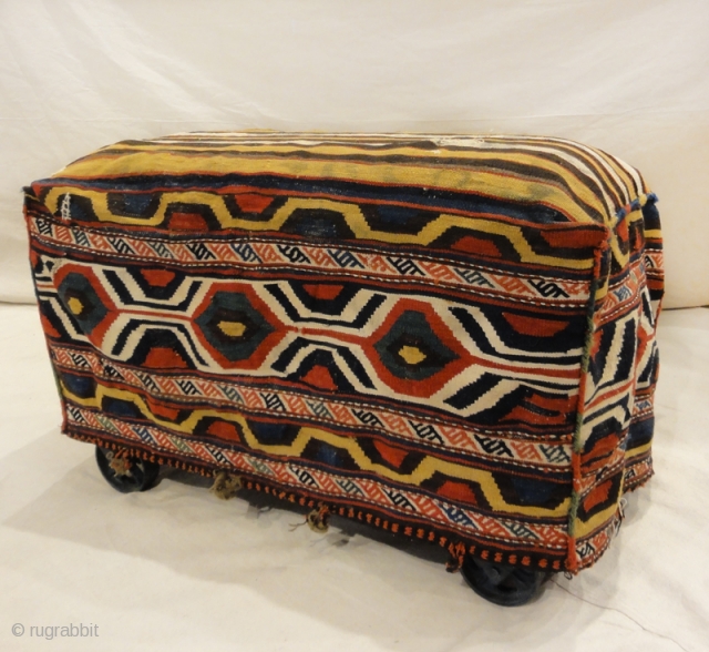 Caucasian Tribal Mafrash - Size: 17H x 17D x 38L                       