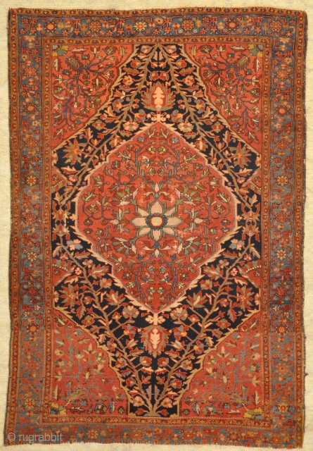 Antique Malayer Persian Oriental Rug
The finest hand-knotted and natural dyed fibers.

4'3" x 6'5"
                    