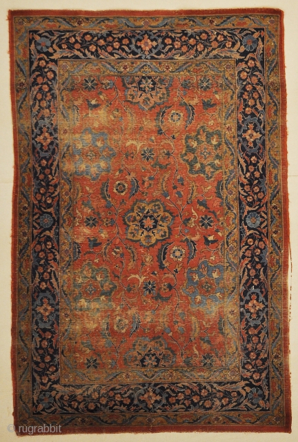 Antique Indian Mughal Classical Rug Genuine Woven Carpet Art Intricate Authentic Rugs and More Santa Barbara Design Center

3'10" x 5'11"             