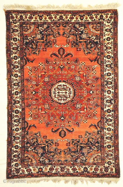 Antique Persian Josan Mint Condition Genuine Authentic Woven Carpet

4'4" x 6'6"                      