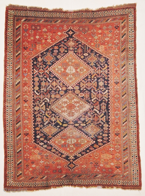 Very Antique Persian Afshar The Oldest Afshar We Have

4’2 “x 5’6”
                      