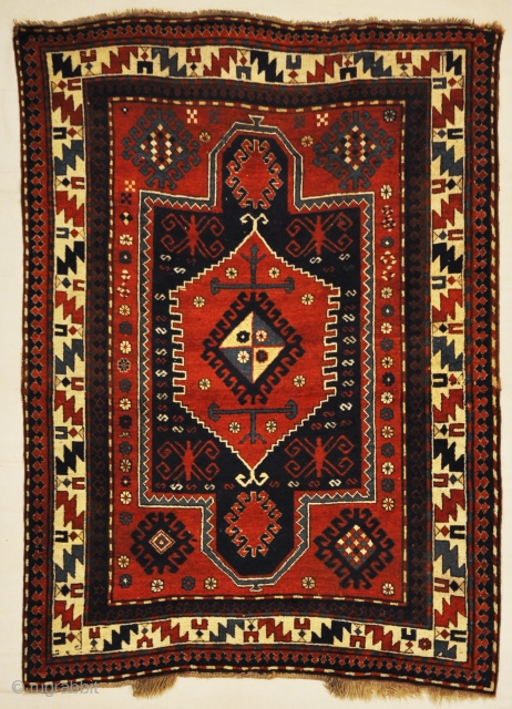 Caucasian Kazak Prayer Rug - Size: 5’9″ x 7’1″                        