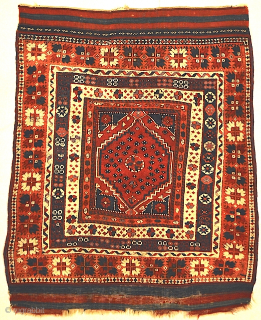 Antique Turkish Bergama Rug Woven Circa 1880

3'9" x 4'7"                        