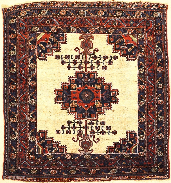 Rare Antique Persian Afshar Rug. Antique Persian Afshar rugs are similar to antique Caucasian rugs in their rug colors and styles. Using geometric patterns and medallions with diamond patterns. Antique Afshar rug  ...