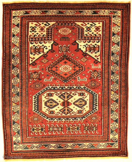 The antique Kazak rugs, with their beautiful vegetable dyes and tribal patterns, are among the most prized and exciting Caucasian rugs. Kazak rugs may have allover patterns, they are best known for  ...