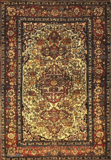 Antique Kerman Rug Circa 1890
4’7″ x 6’11”                          