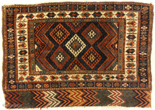 Antique Jaf Kurd Rug Circa 1870
2′ x 3’4″                         