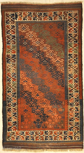 Unique Colorful Circa 1890s Beluch
3'2" x 5'10"                          