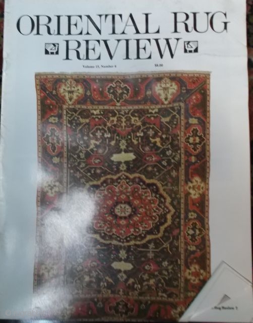 Oriental Rug Review Volume 15, Nr. 6                          