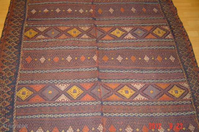 1930 beluch jajim/sumak 258cmx165cm
pazyryk antique amsterdam                           