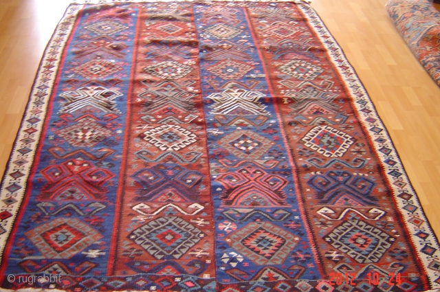 Magnificent  persian antique
flat weave kelim Bidjar kelim
260cm x 172cm
pazyryk antique                      