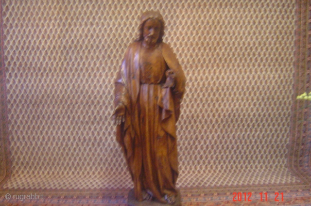 19e century mahogany woodenstatue
110cm x 40cm
pazyryk antique                          