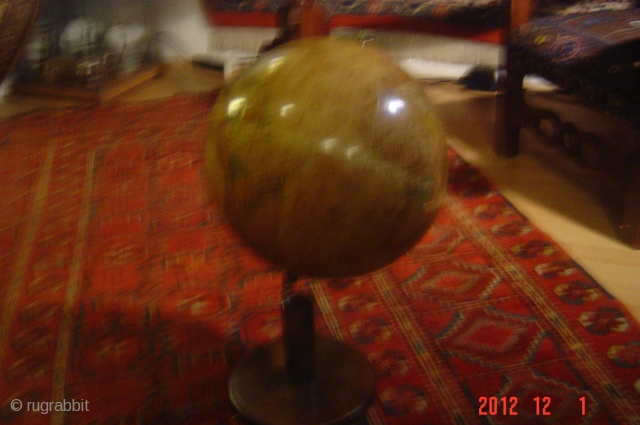 Antique world globe
40cm 55cm high
pazyryk antique                           