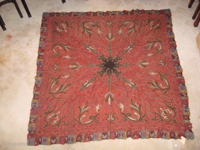 Antique kashmir shawl for a sale                           