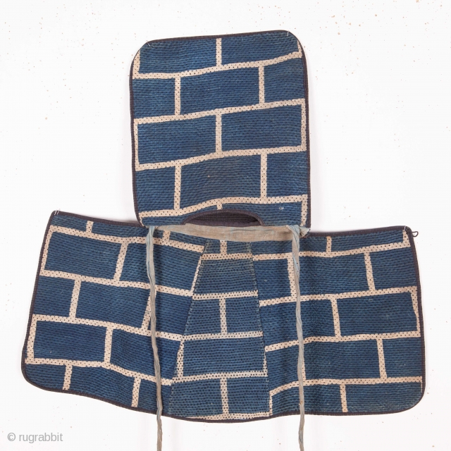 Japanese Quilted Indigo  Fireman's Hat
Early 20th C.
                         